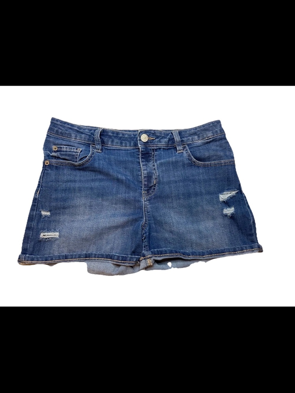 Thereabouts Stitch Fix Girls Plus 16.5 Blue Jean Denim Shorts